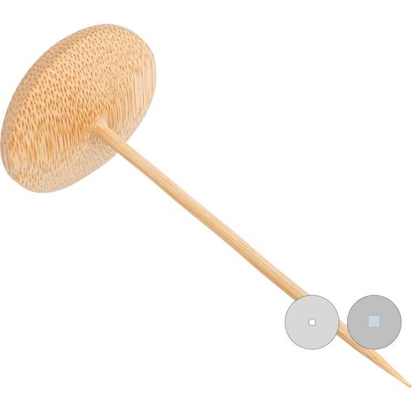 Médiator avec base en bambou